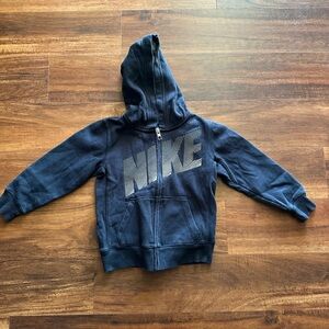 Nike Kids Dark Blue Full-Zip Hoodie